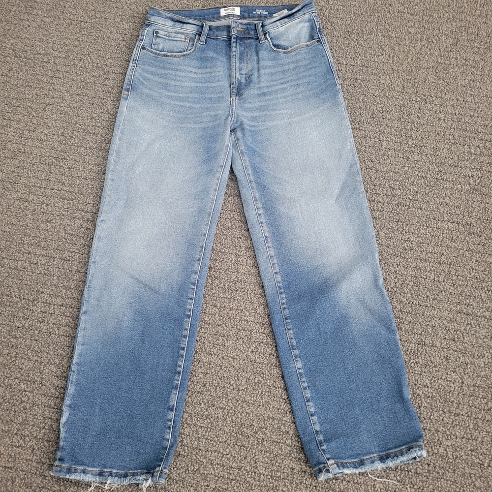 Kensie Light Blue Straight Leg Jeans